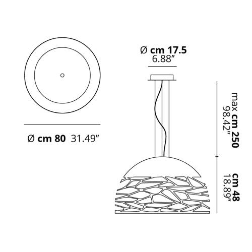 Kelly Dome Pendant Large