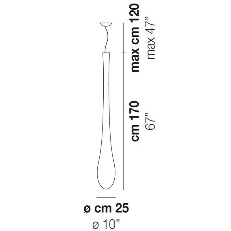 Lacrima Large Pendant Light Specifications