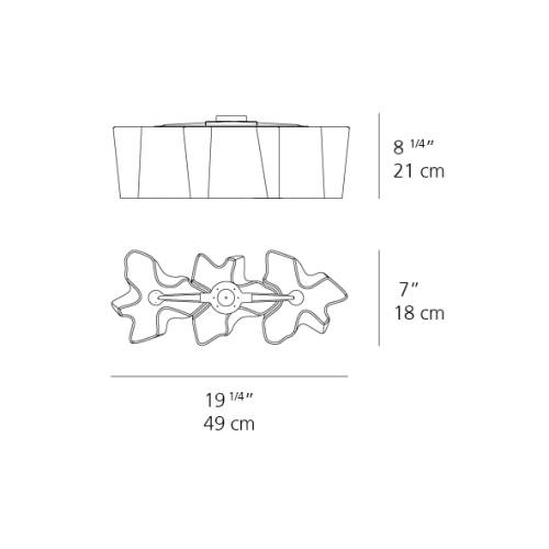 Logico Triple Linear Ceiling Light Micro