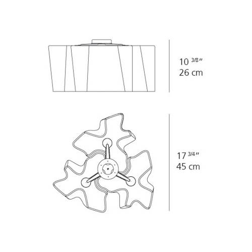 Logico Triple Nested Ceiling Light Mini