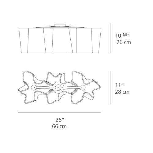 Logico Triple Linear Ceiling Light Mini