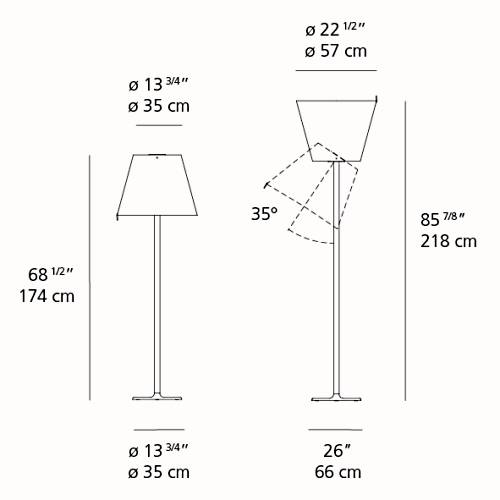 Melampo Mega Floor Lamp