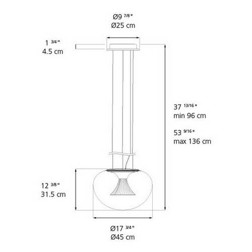 Ipno Glass Suspension Lamp