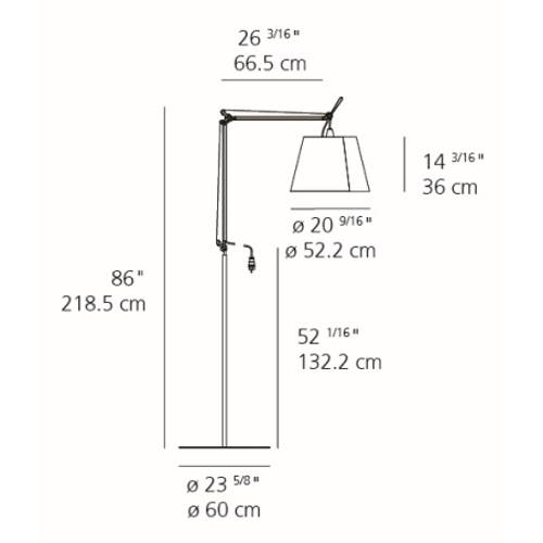 Tolomeo Mega Outdoor Floor Lamp