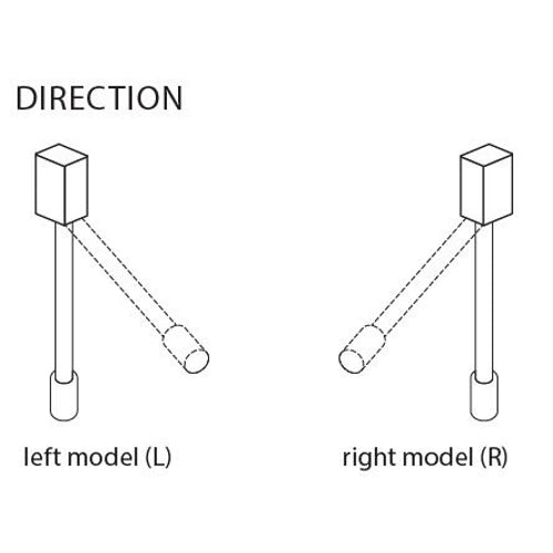 Libri LED Direct Mount Plug-In Wall Sconce