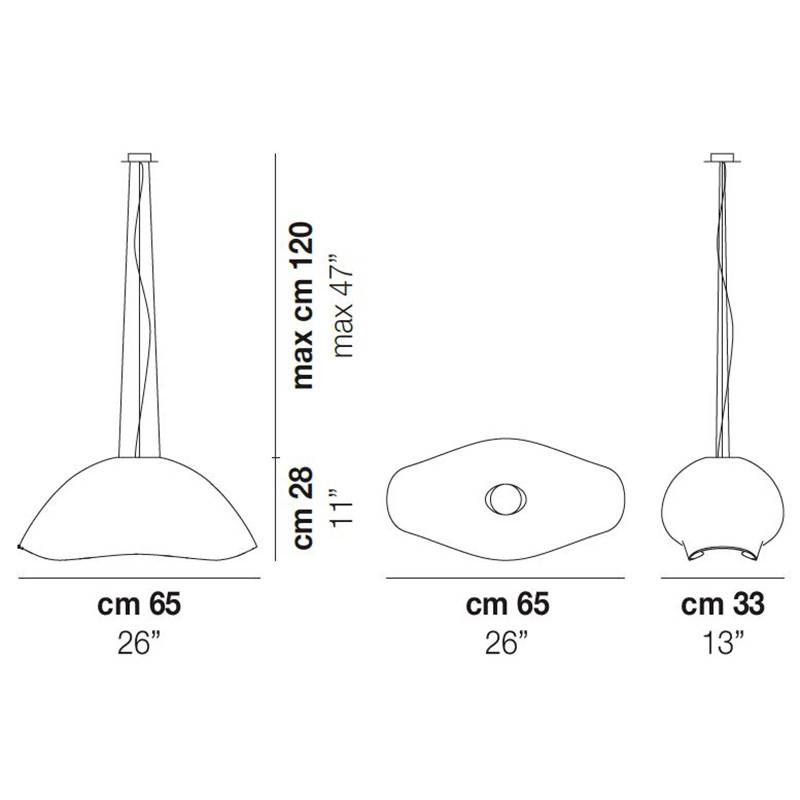 Ninfea Large Pendant Light Specifications