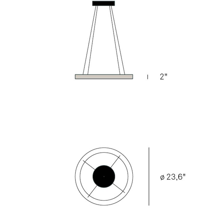 Oh! Line Medium Suspension Light Specifications