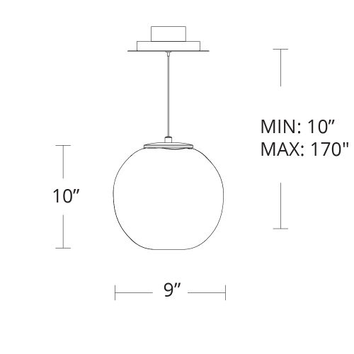 Cosmic Single Light Pendant