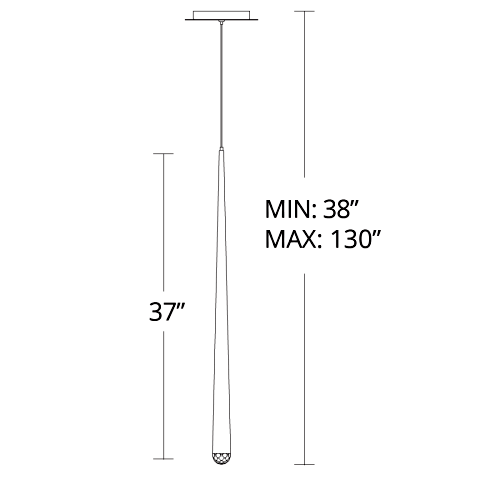 Cascade Mini Pendant Large