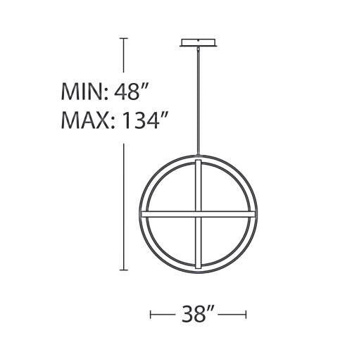 Kinetic Pendant Medium