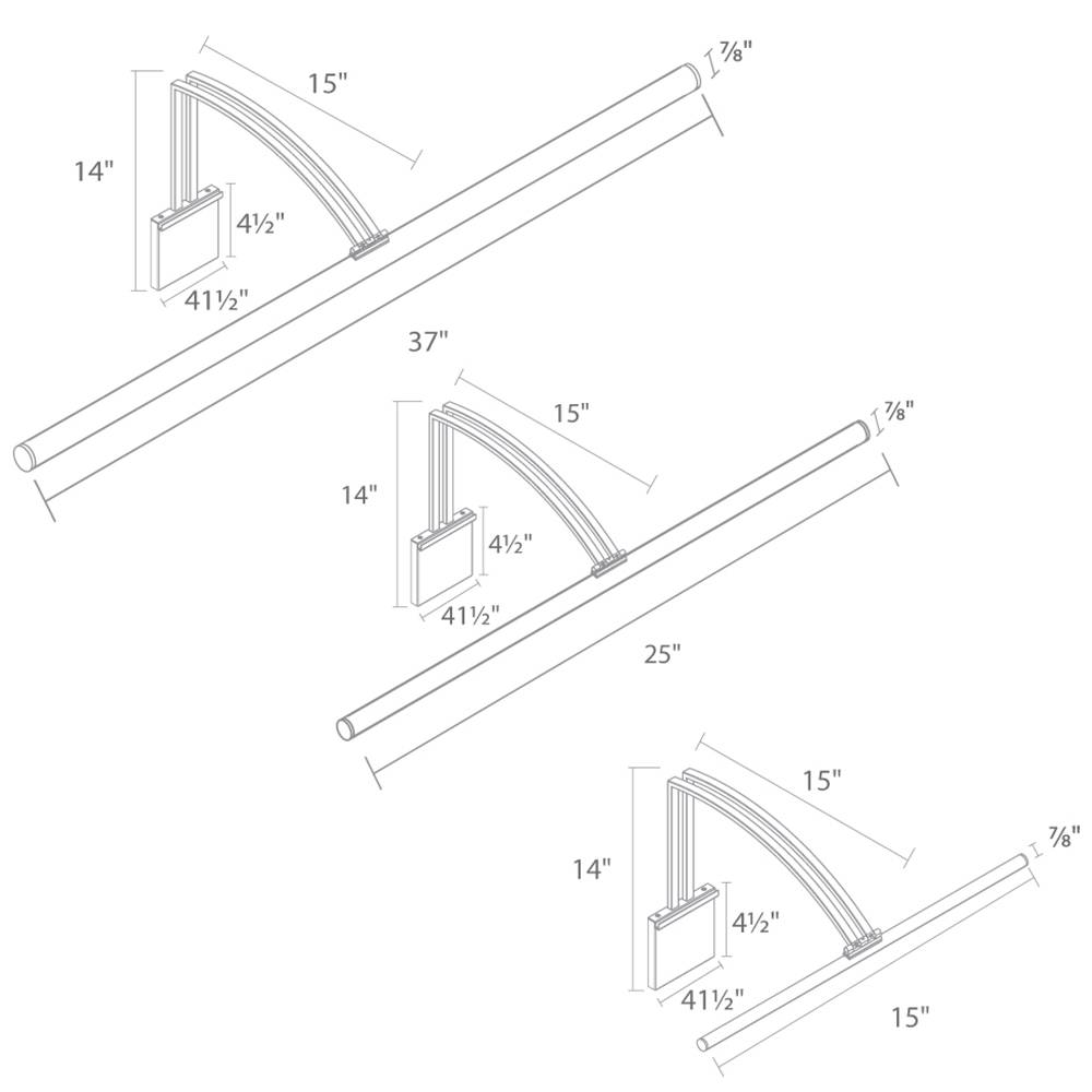 Vibe dweLED Picture Light Specifications