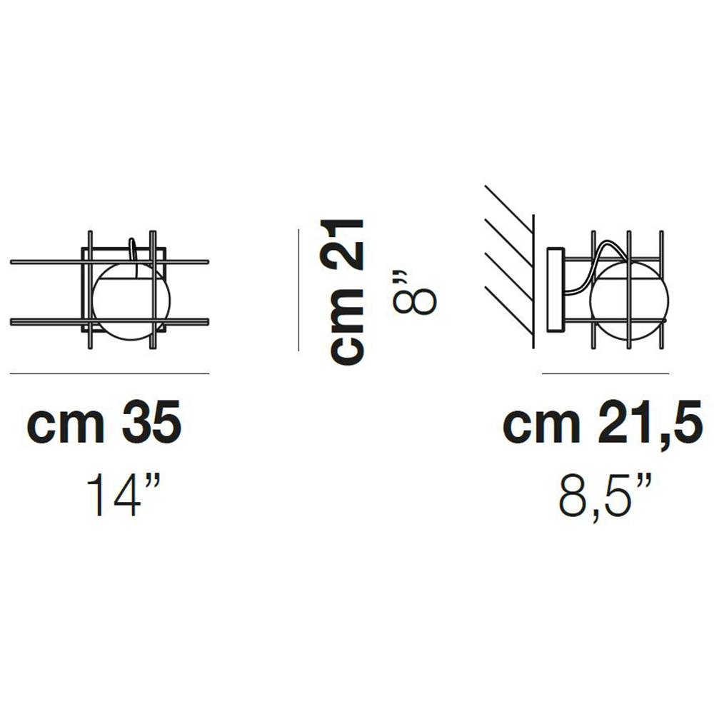 Plot Frame AP 1 Wall Light Specifications