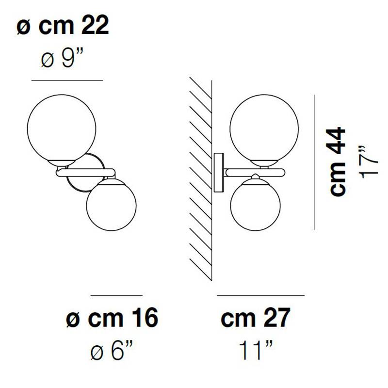 Puppet Ring Wall Light Specifications