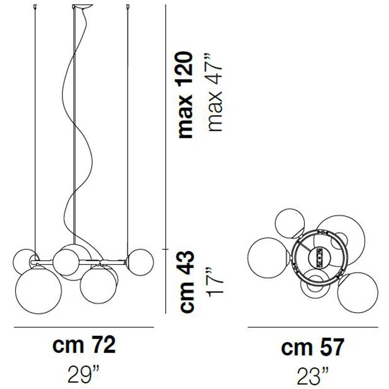 Puppet Ring SP 5 Pendant Light Specifications