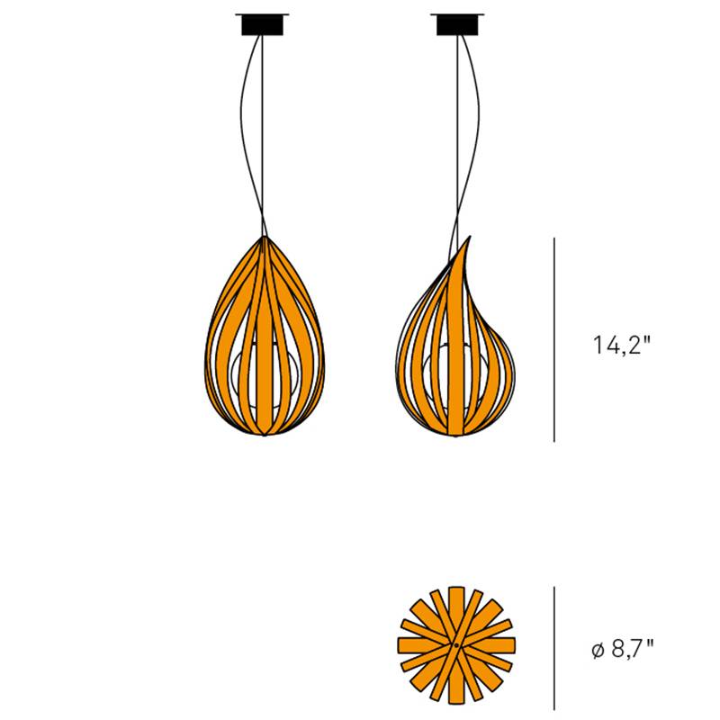 Raindrop Large Pendant Specifications