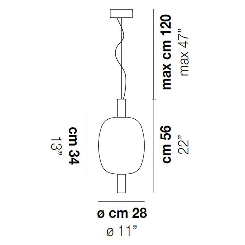 Riflesso SP 2 Pendant Light Specifications