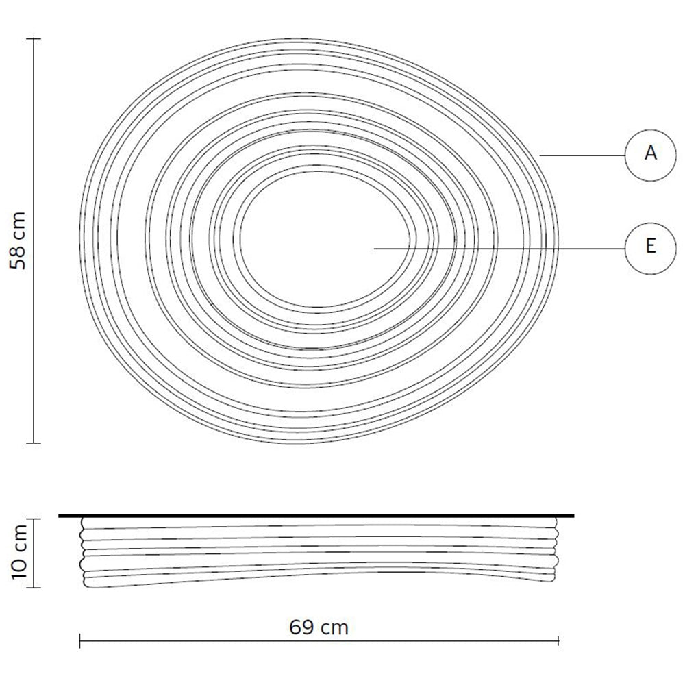 Roma Ceiling Light Specifications