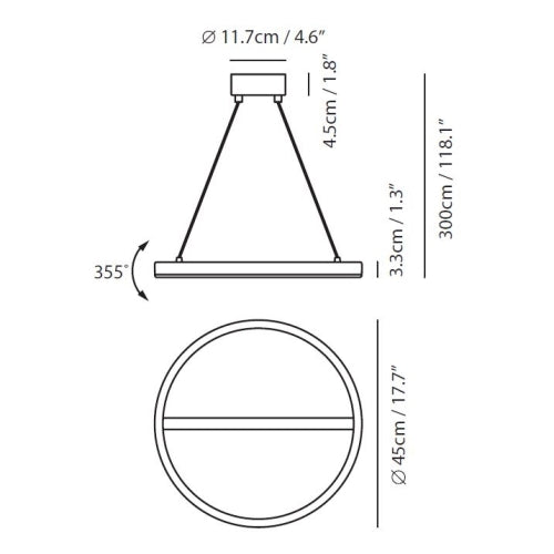 SOL LED Pendant Light Large