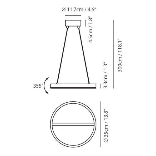 SOL LED Pendant Light Small