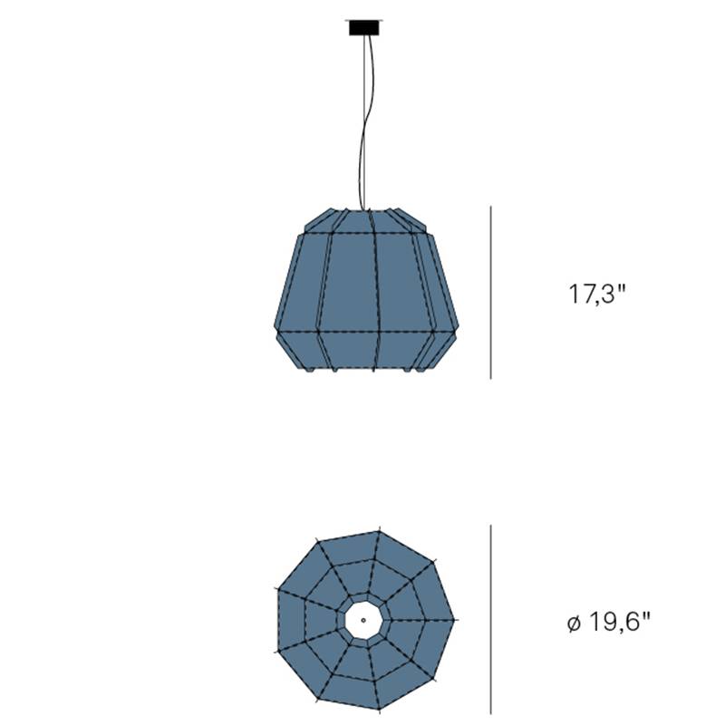 Stitches Bamako Pendant Lamp Specifications