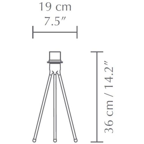 Silvia Table Lamp Tripod