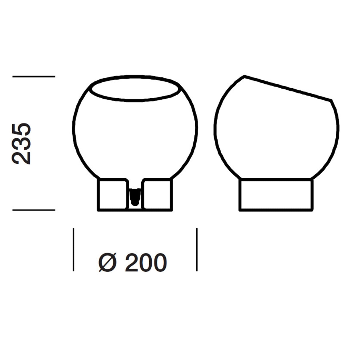 Sphere Table/Floor Lamp Specifications