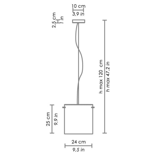 Stick 100/150/240 Pendant Large