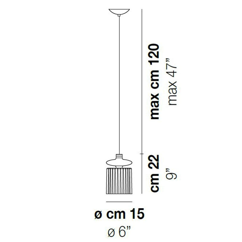 Tread Pendant Light Specifications