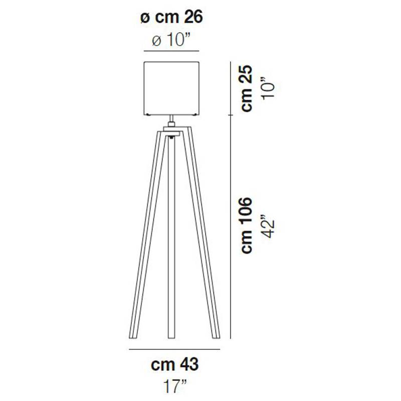 Trepai Floor Lamp Specifications