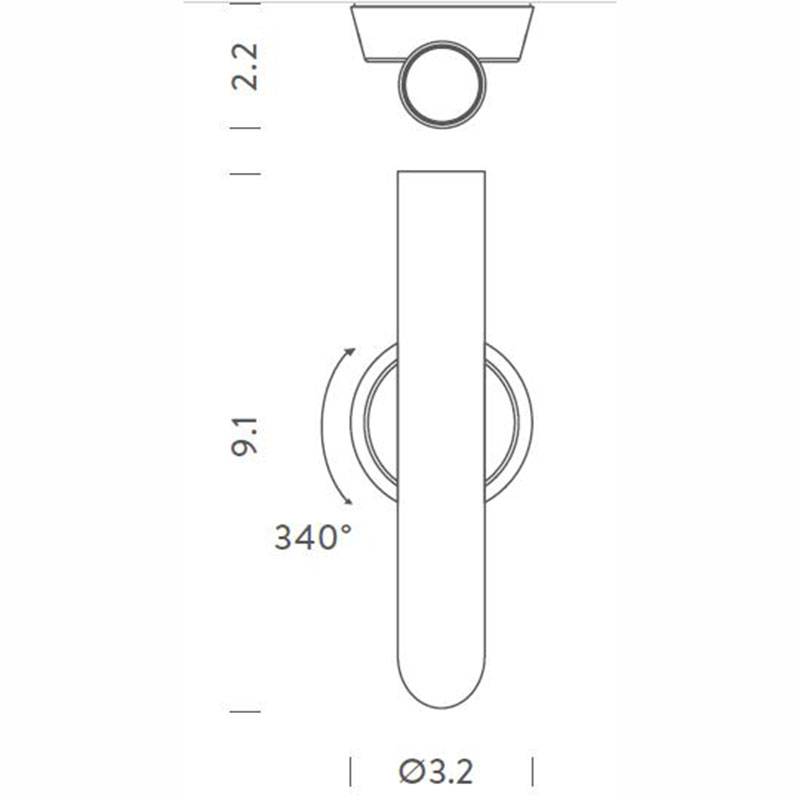 Tubes 1 Wall Lamp Specifications