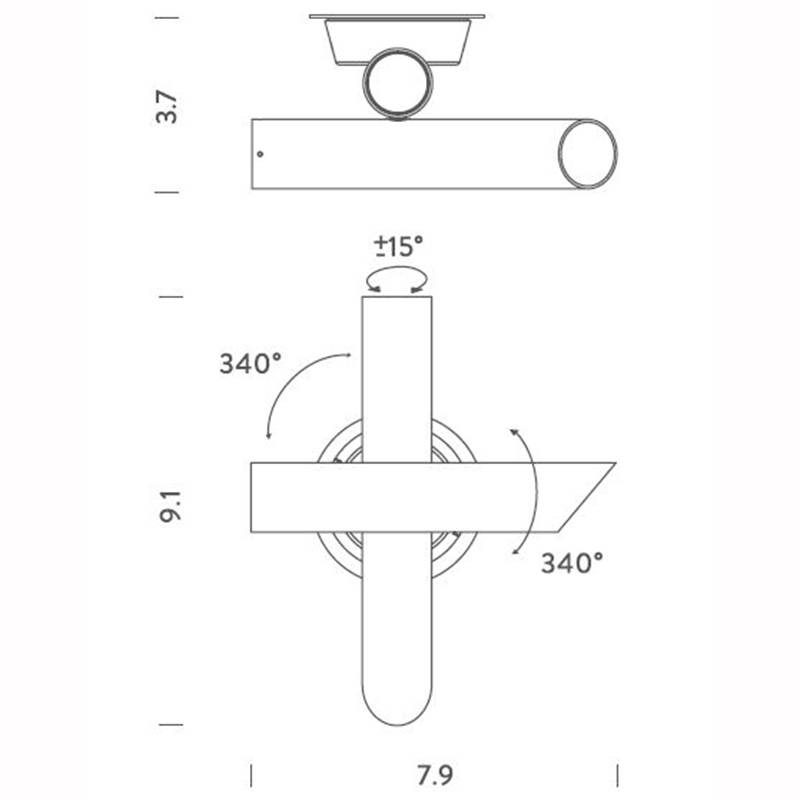 Tubes 2 Wall Lamp Specifications