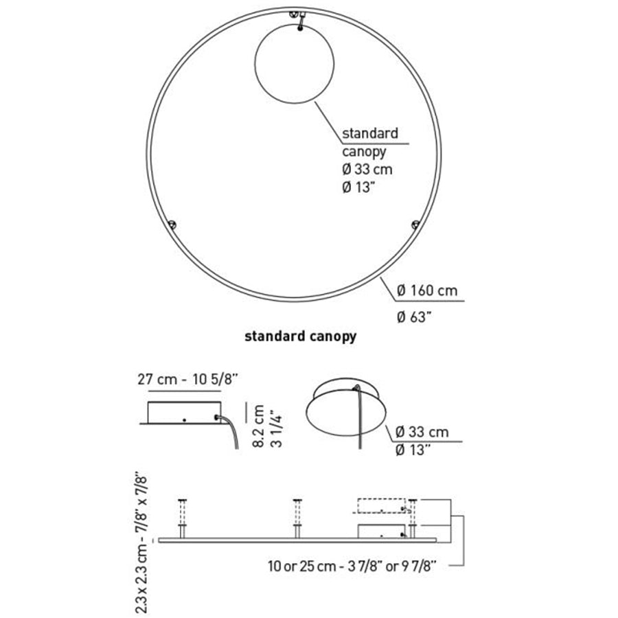 U-Light ADA Surface Mount Large Wall/Ceiling Light Specifications