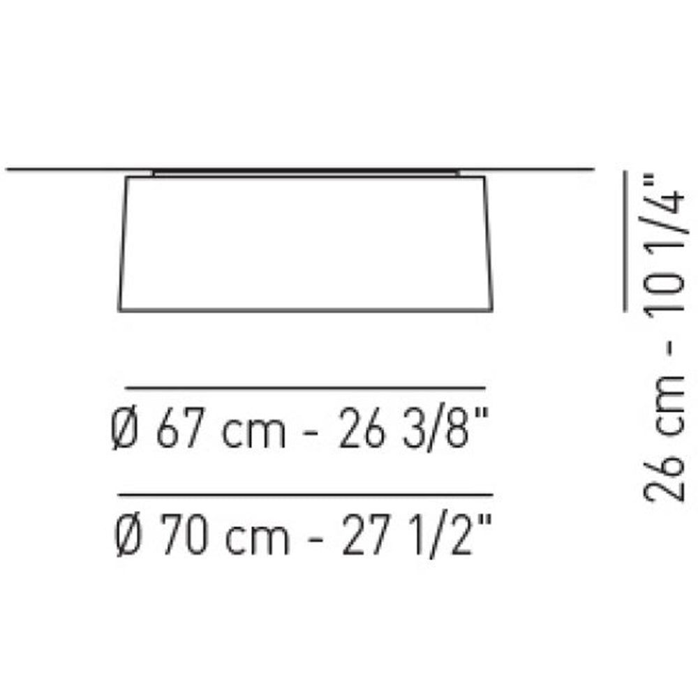 Velvet Small Ceiling Light Specifications