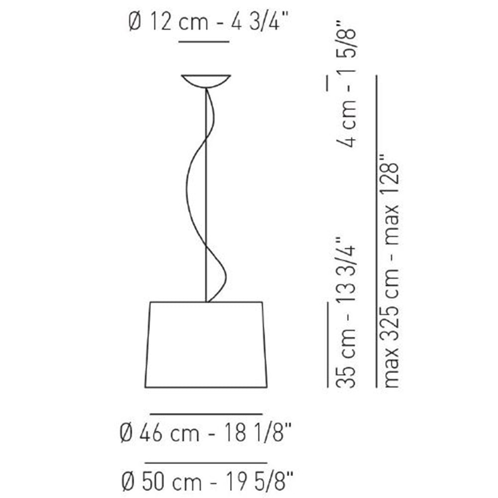 Velvet Small Suspension Specifications