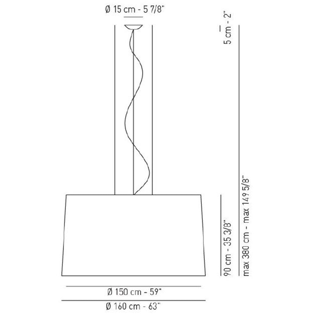 Velvet X-Large Suspension Specifications