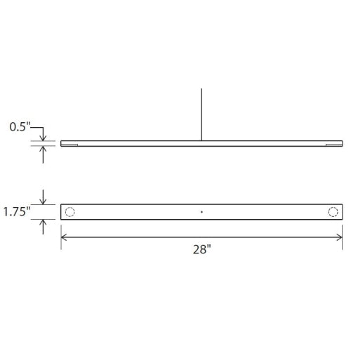 Virga LED Linear Pendant