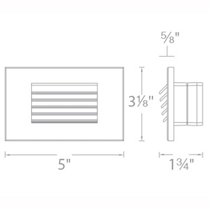 Horizontal LED Step and Wall Light Specifications