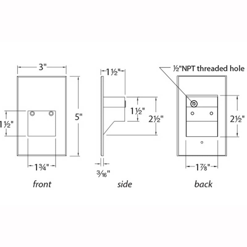 LEDme LED200 Step and Wall Light Specifications