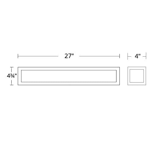 Shock Waves Flush Mount Medium