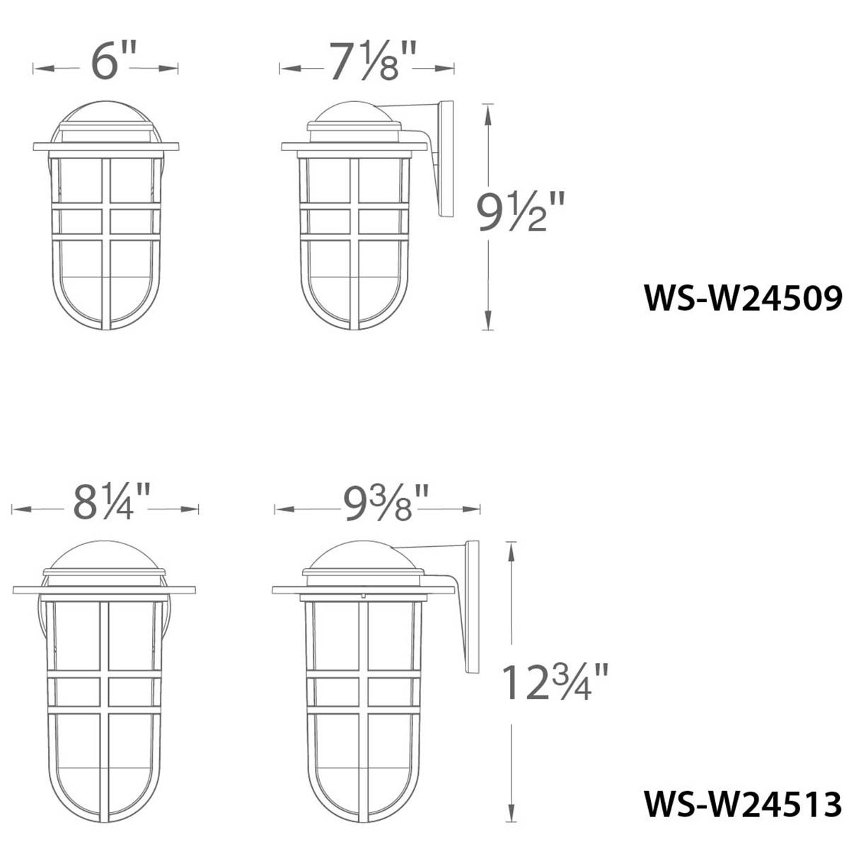 Steampunk LED Indoor/Outdoor Wall Sconce Specifications