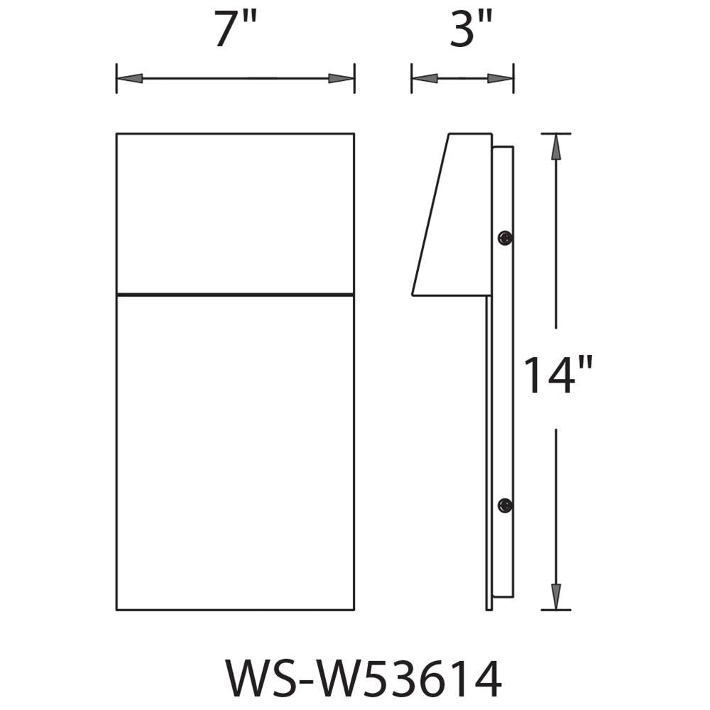 Zealous Outdoor Large Wall Sconce Specifications