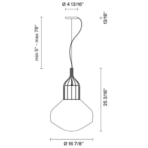 Aerostat Pendant Large