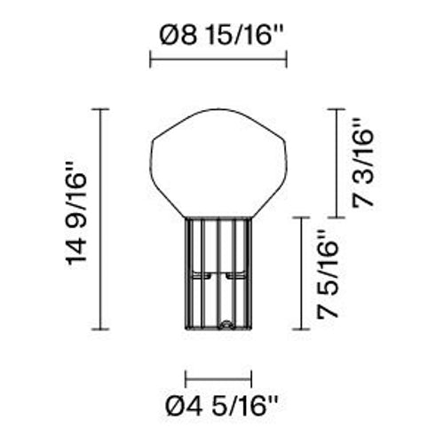 Aerostat Table Lamp Small