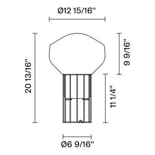 Aerostat Table Lamp Large