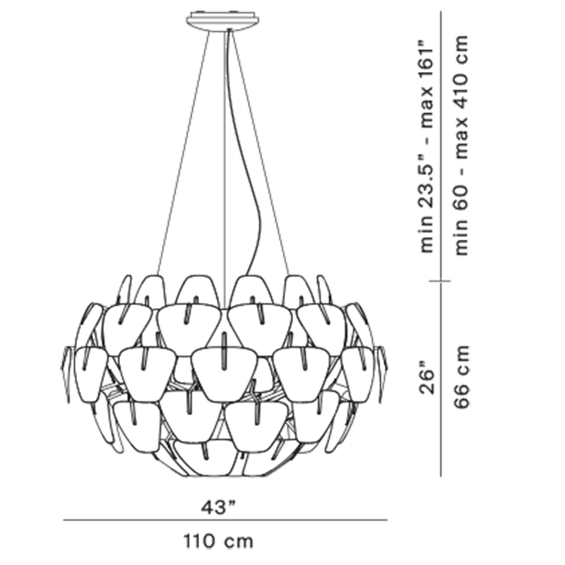 Hope D66/42 Chandelier Specifications
