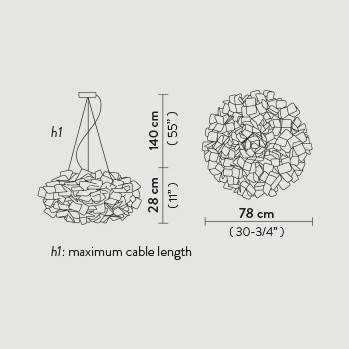 Clizia Pixel Suspension Large