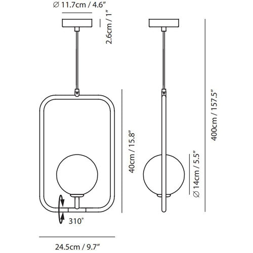 Sircle Large Pendant by Seed Design