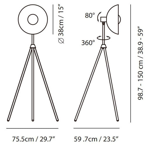 Apollo Small Floor Lamp by Seed Design