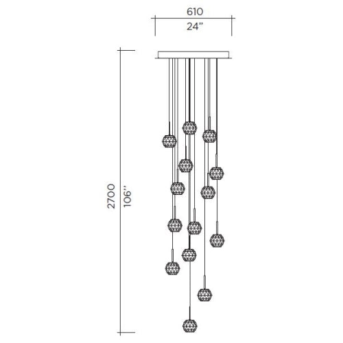 Gemma 14 Light Suspension