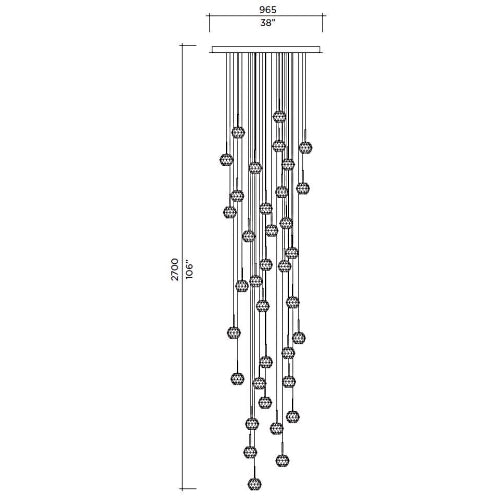 Gemma 36 Light Suspension